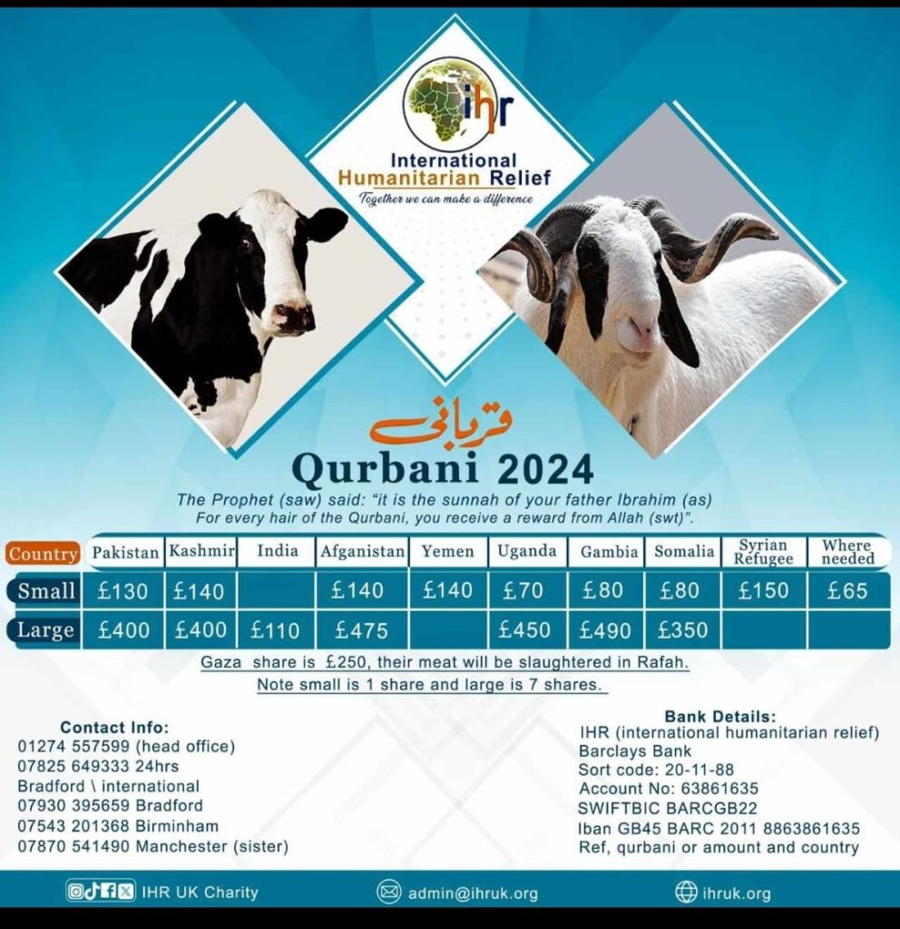 Qurbani appeal